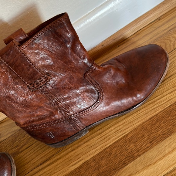 Frye - ankle leather boot - Picture 1 of 5